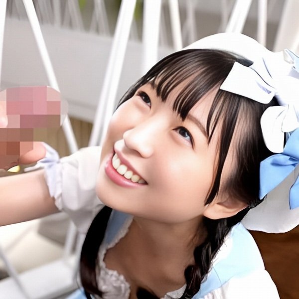 【桜かな】黒髪童顔美少女のエッチな妄想が暴走して中出しセックス